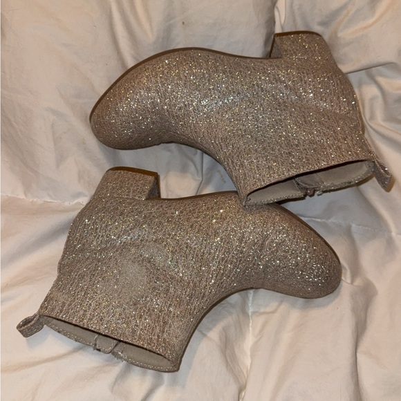Sonoma Other - Sonoma Glittery Ankle Booties - Silver